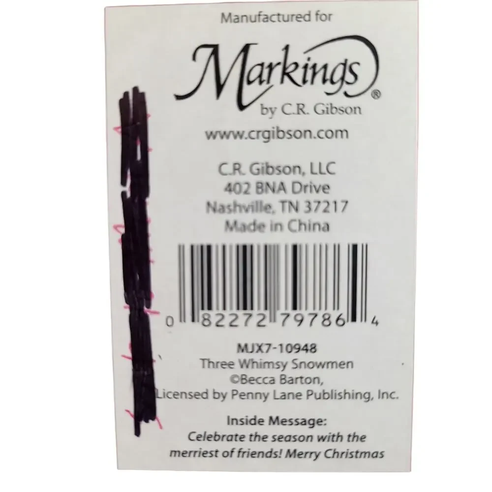 Markings box one